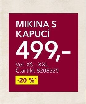 Mikina s kapucí