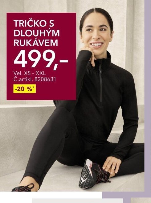 Tričko s dlouhým rukávem