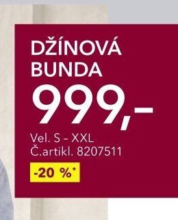 DŽÍNOVÁ BUNDA