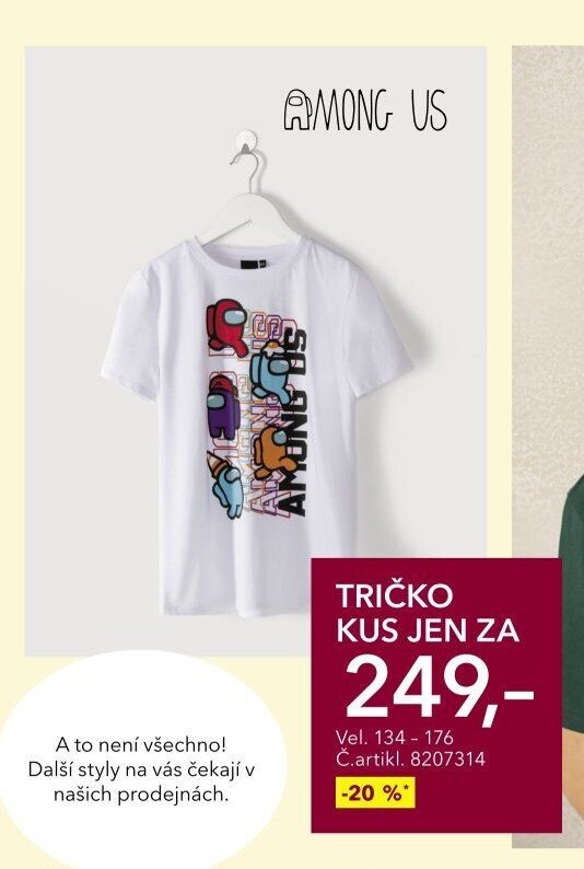 Tričko Among Us