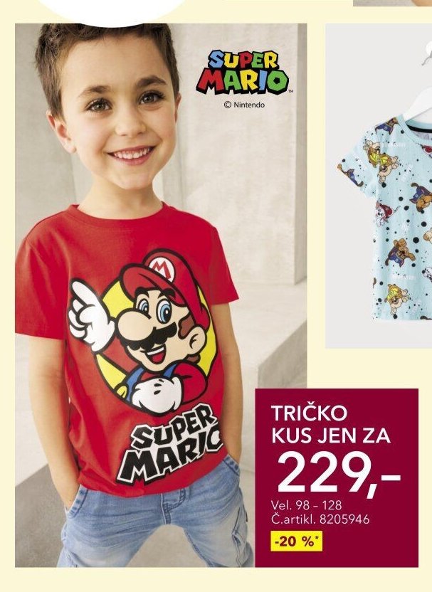 Tričko Super Mario