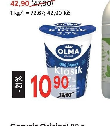 Jogurt Klasik bílý 2,7% 150 g