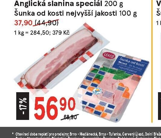 Anglická slanina speciál 200 g