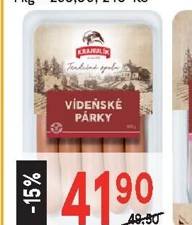 Vídeňské párky 200 g