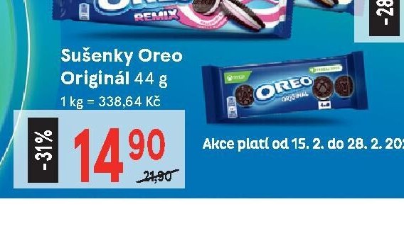 Sušenky Oreo Originál 44 g