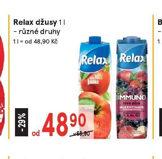 Relax džusy 1 l