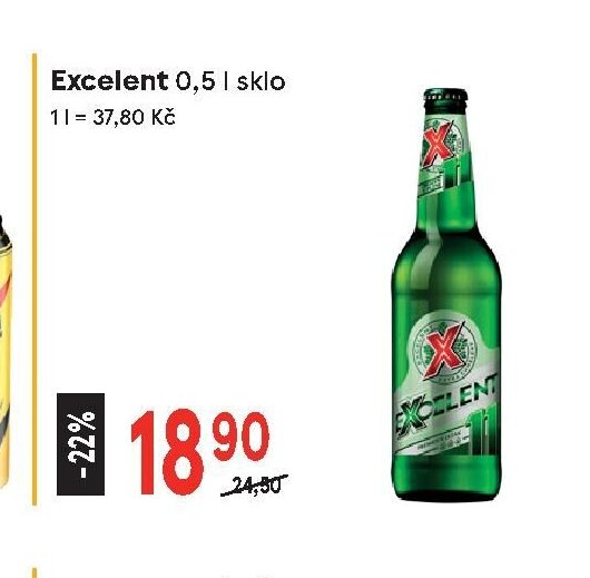 Excelent 0,5 l sklo