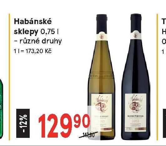 Habánské sklepy 0,75 l