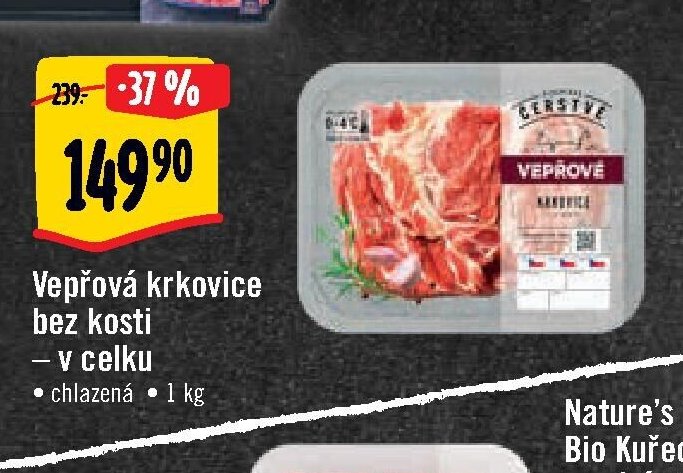 Vepřová krkovice bez kosti