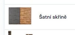 Šatní skříně