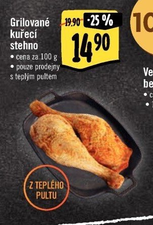 Grilované kuřecí stehno