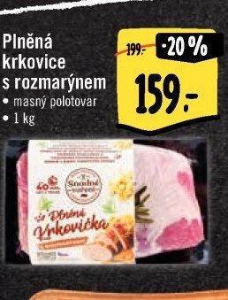 Plněná krkovice s rozmarýnem