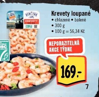 Krevety loupané