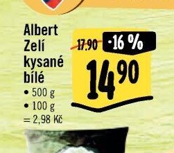 Albert Zelí kysané bílé
