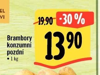 Brambory konzumní pozdní