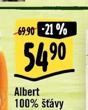 Albert 100% šťávy