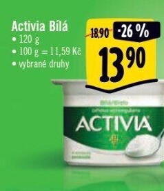 Bílý jogurt Activia Danone