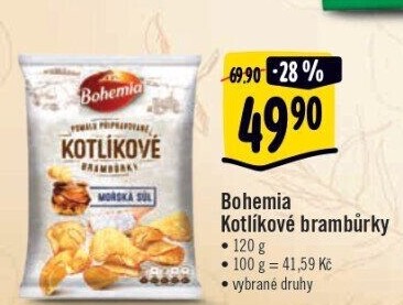 Brambůrky kotlíkové Bohemia Chips