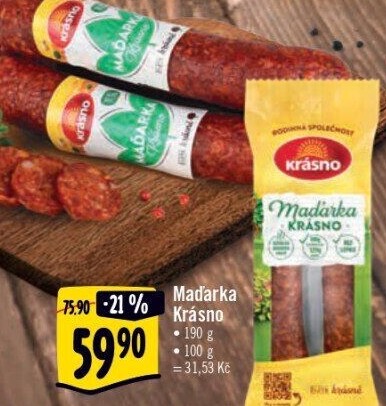 Klobása Maďarka Krásno