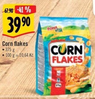 Lupínky kukuřičné Corn Flakes Bonavita