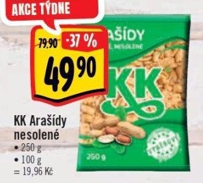 Pražené arašídy KK