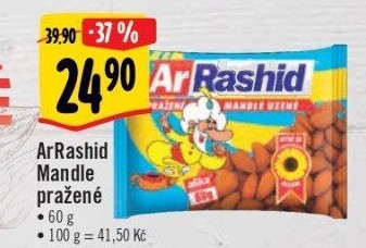 Pražené mandle Ar Rashid