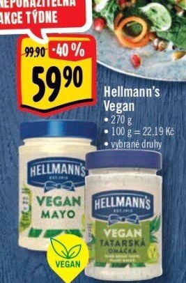 Produkty Vegan Hellmann'