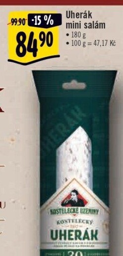 Salám Uherák kostelecký Kostelecké uzeniny