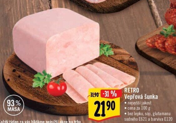 Šunka vepřová nejvyšší jakosti Albert Retro