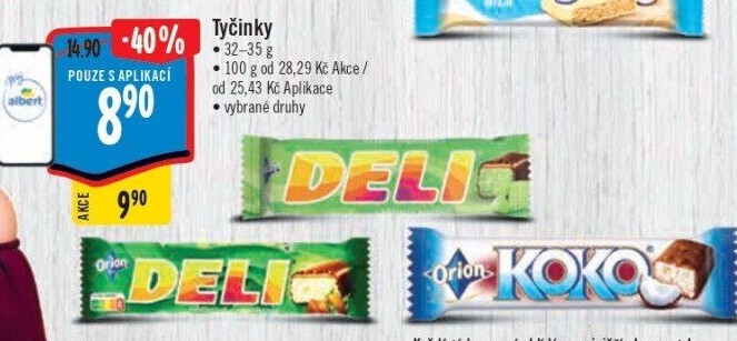 Tyčinky čokoládové Orion