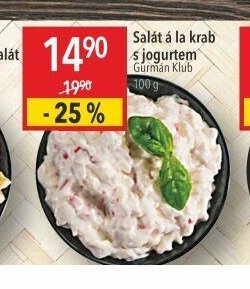 Salát á la krab s jogurtem Gurmán Klub