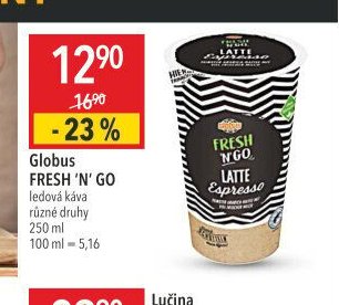 Globus FRESH 'N' GO ledová káva