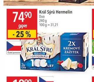 Král Sýrů Hermelín
