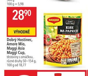 Dobrý Hostinec, Amore Mio, Maggi Asia, Maggi Cup