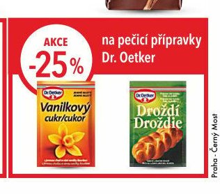 Dr. Oetker na pečicí přípravky