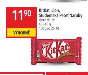 KitKat, Lion, Studentská Pečeť Naruby