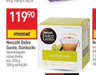 Nescafé Dolce Gusto, Starbucks