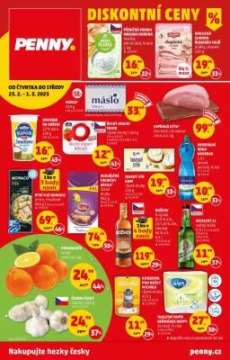 akční leták Penny Market 23.2.2023-1.3.2023