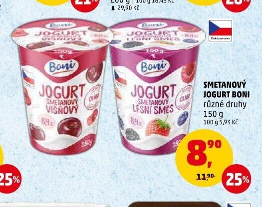 SMETANOVÝ JOGURT BONI