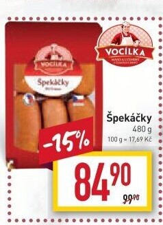 Špekáčky Vocílka - BILLA akcniletaky.com