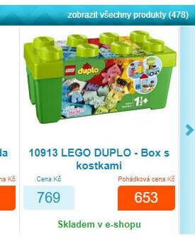 10913 LEGO DUPLO - Box s kostkami