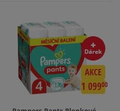 Pampers Pants Plenkové Kalhotky Velikost 4