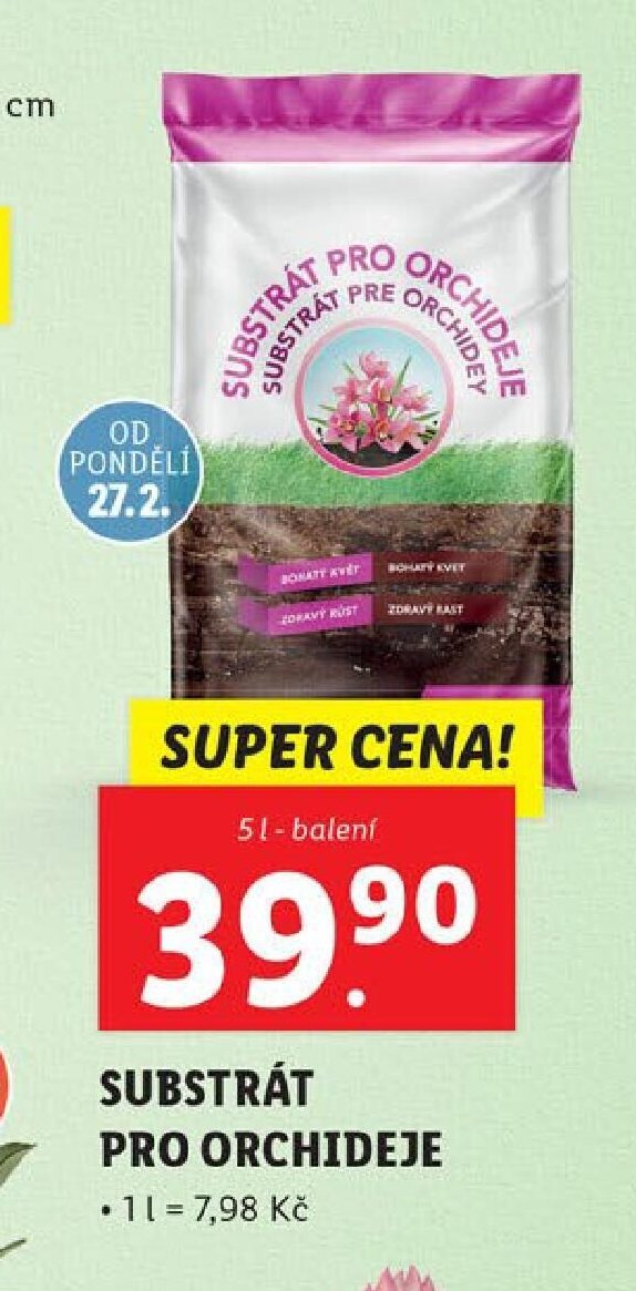 SUBSTRÁT PRO ORCHIDEJE