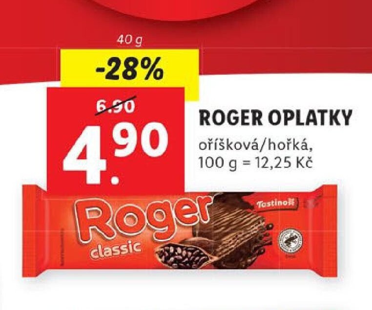 Roger oplatky