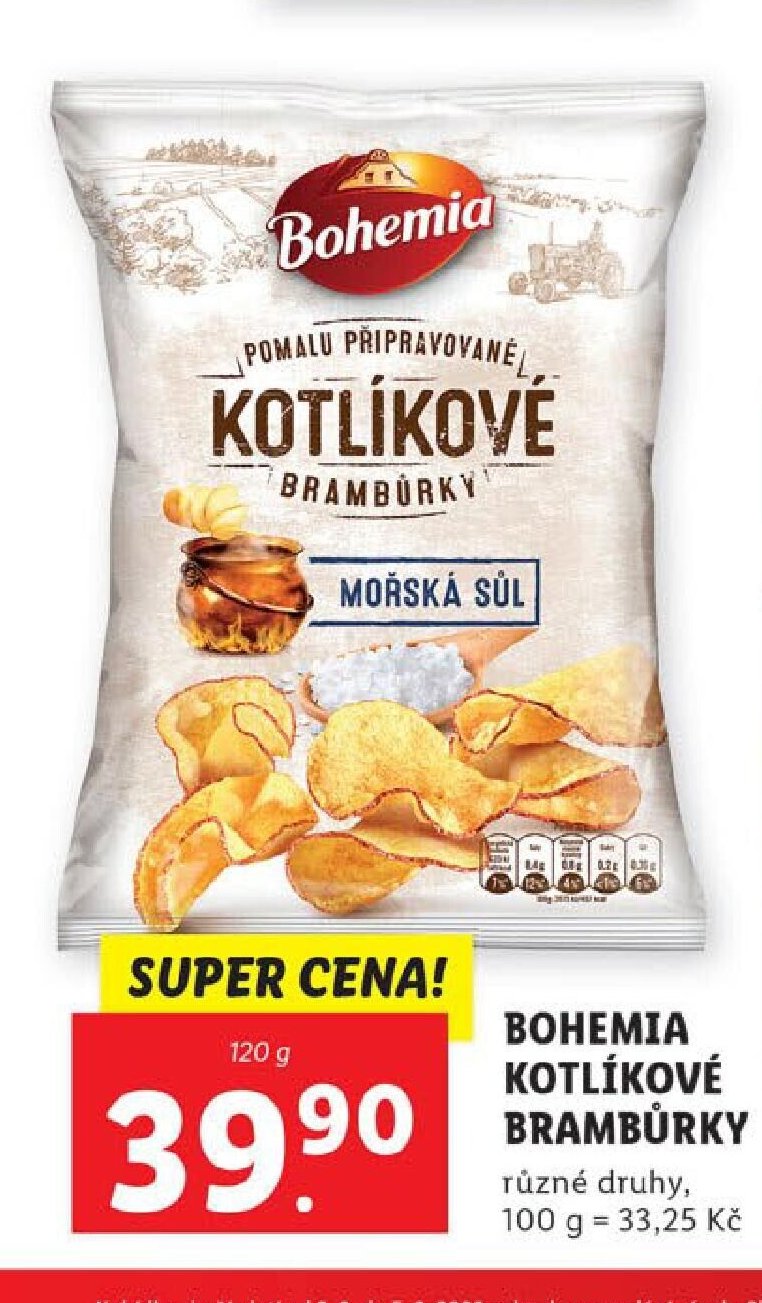 Bohemia kotlíkové brambůrky