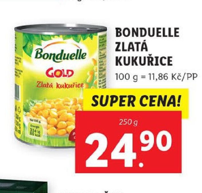 BONDUELLE ZLATÁ KUKUŘICE