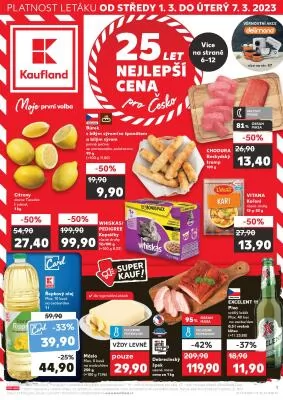 akční leták Kaufland 1.3.2023-7.3.2023