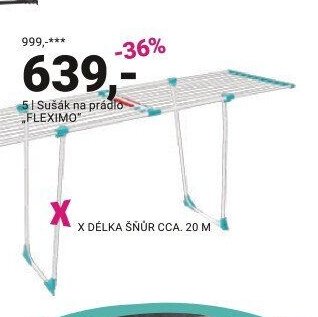 Sušák na prádlo FLEXIMO - Möbelix akcniletaky.com