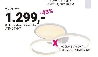 LED stropní svítidlo TIMOTHY - Möbelix akcniletaky.com