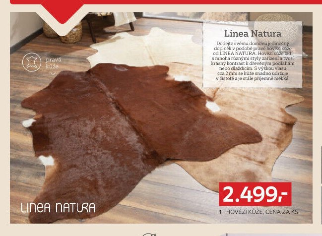 Linea Natura hovězí kůže